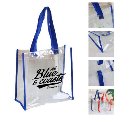 Waterproof Transparent PVC Tote Bag