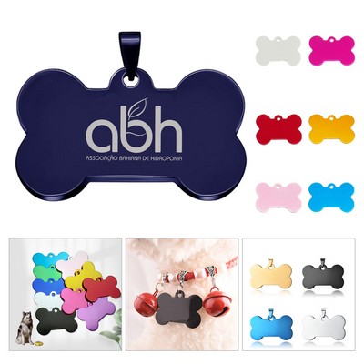 Bone Shape Pet Id Tags For Dogs And Cats