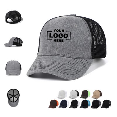 Baseball Cap with Breathable Mesh