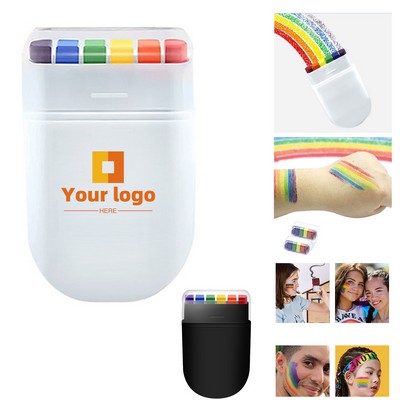 Rainbow Face Body Paint