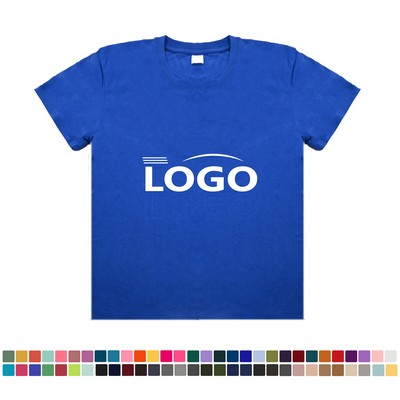 Custom Adult Unisex Cotton Short Sleeve T-Shirt