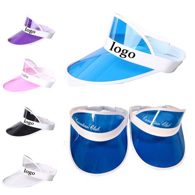 PVC Sun Hat for Outdoor Sun Protection, Fashionable Brimmed Cap