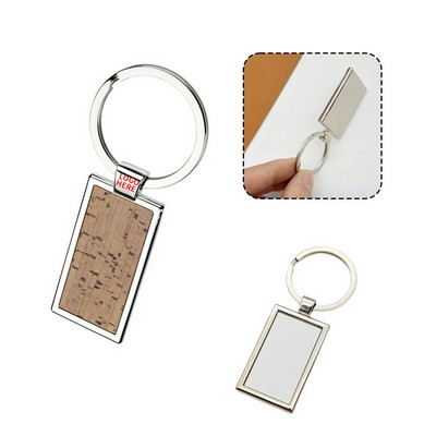 Aluminum Cork Keychain Holder