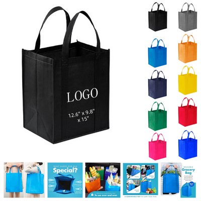 Reusable Large Non-Woven Shopping Bags with Handles