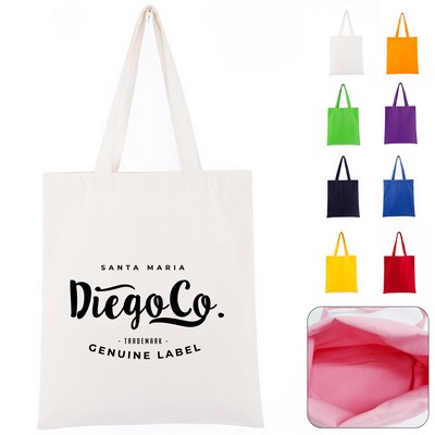Basic Cotton Canvas Tote Bag