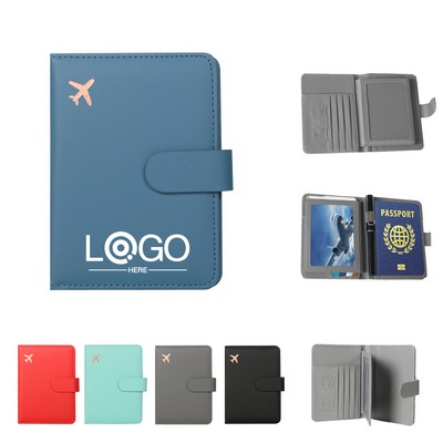 Waterproof Rfid Blocking Travel Wallet Passport Holder with Pen Holder