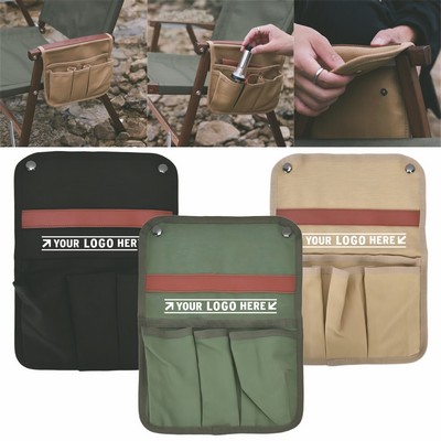 Camping Chair Armrest Organizer Pouch