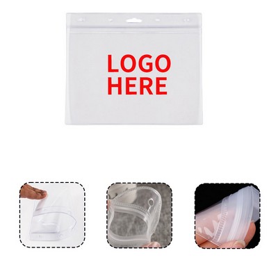 Horizontal Transparent Badge Holder