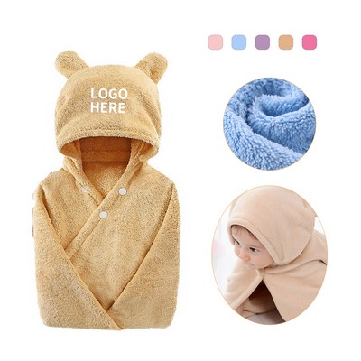 Cozy and Secure Toddler Bath Wrap