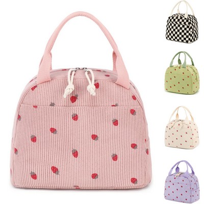 Vibrant Print Lunch Tote - Spacious & Waterproof for Daily Meals