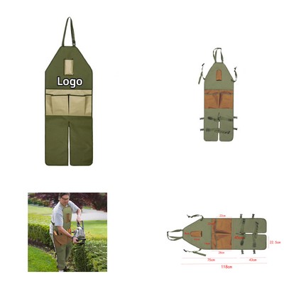 Garden Leg Guards With Multiple Pocket Aprons