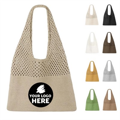 Crochet Mesh Vacation Tote