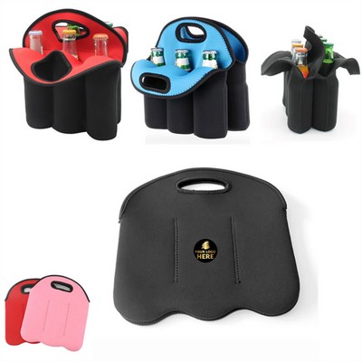 Neoprene 6-Bottle Insulated Beer Tote