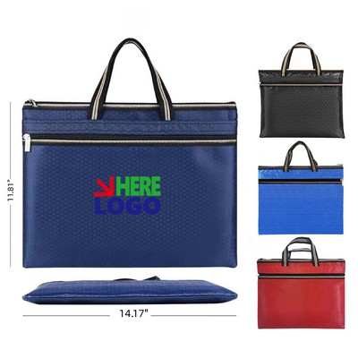 A4 Zipper File Bag Briefcase