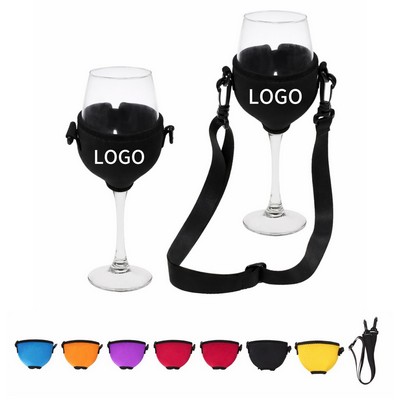Neoprene Stemmed Wine Glass Sleeve Shatter-Resistant Insulated