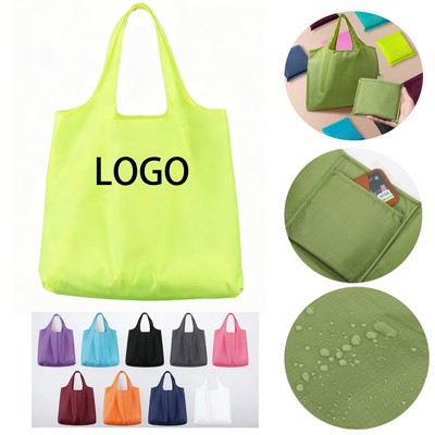 Waterproof Extra Large Oxford Cloth Foldable Shopping Tote Bag