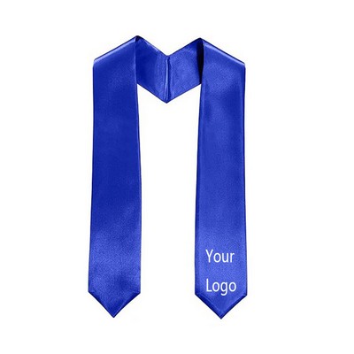 Unisex Adult Plain Graduation Stole