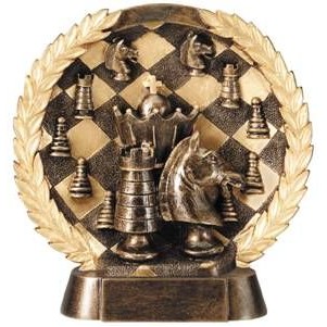 High Relief Chess Award - 7 1/2"