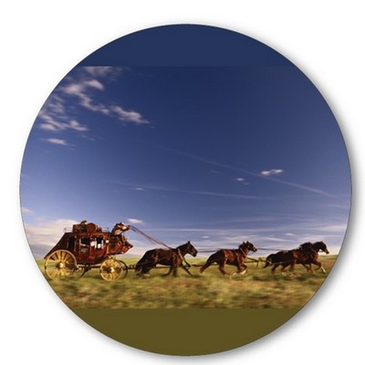 4" Round Full-Color Stickers