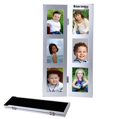 Two-Fold 6-Photo Metal Frame