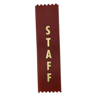 Stock Pinked End Ribbon (1 5/8"x6") - Staff