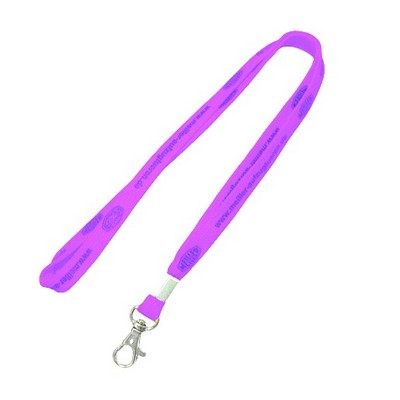 5/8" Purple Tubular Lanyard (15 Mil)