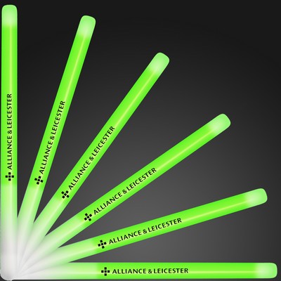 9.4" Green Glow Stick Wands - PRINTED
