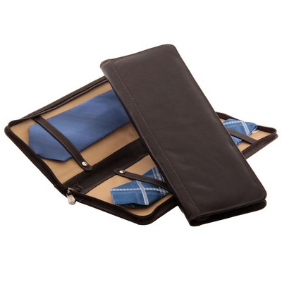 Zippered Tie Case w/Snaps
