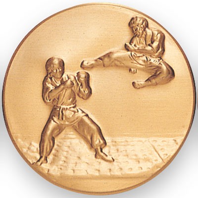 2" Karate Stamped Medallion Insert Disc