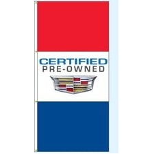 Double Faced Interceptor® Drape Flags- (Certified Pre-Owned Cadillac®)