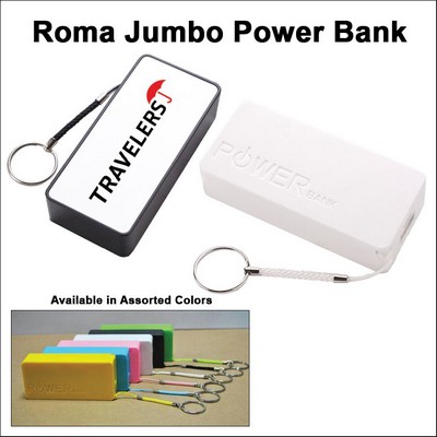 4000 mAh Roma Jumbo Power Bank - No Extra Tariff