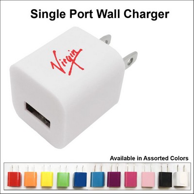 Single Port USB Wall Charger - White No Extra Tariff