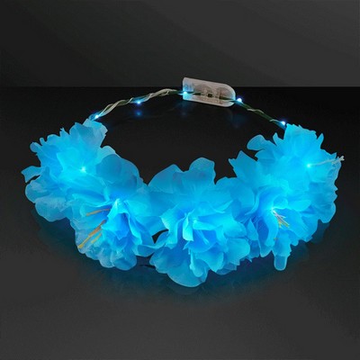 Light Up Flower Crowns 6-Color Rainbow Assortment - BLANK