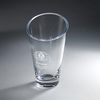 Small Slant Top Vase