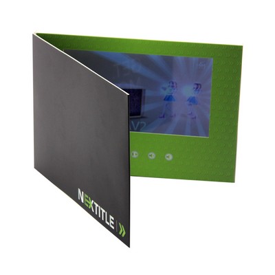 128MB 7" LCD A5 Size Bi-fold Video Brochure
