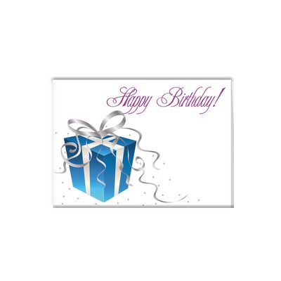 Single Gift Box Birthday Greeting Card with Free Song Download