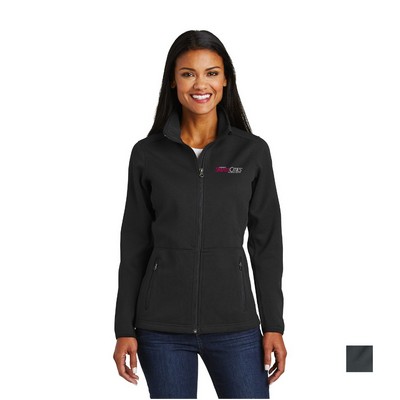 Port Authority® Women's Pique Fleece Embroidered Jacket
