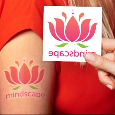Custom Temporary Tattoos Singles (4"x4")