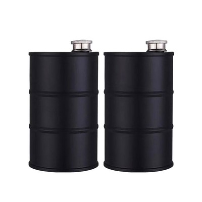 Oil Drum Shape Hip Flask