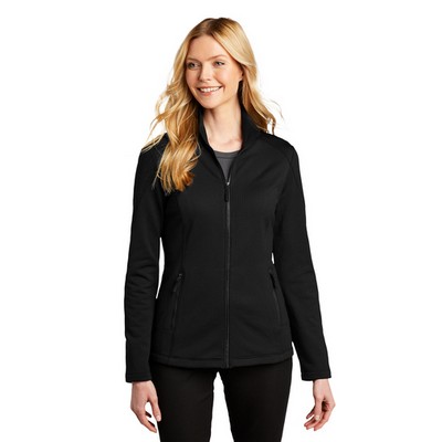 Port AuthorityÃƒÆ'Ã†'ÃƒÂ¢Ã¢â€šÂ¬Ã…Â¡ÃƒÆ'Ã¢â‚¬Å¡Ãƒâ€šÃ‚Â® Ladies Grid Fleece Jacket