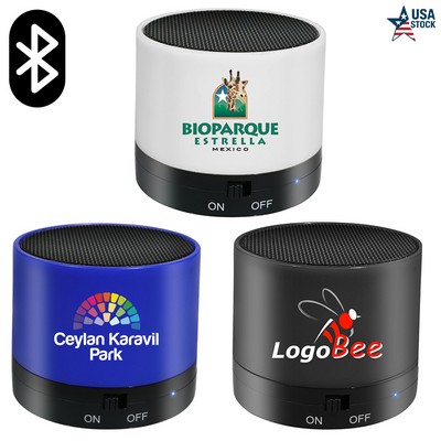 SonicWave Cylindrical Bluetooth Speaker With Great Audio And Bass Quality Comes In 4 Colors