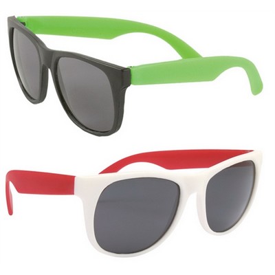 Budget Two Tone Matte Sunglasses