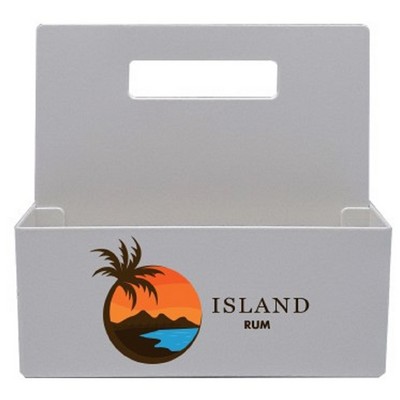 White Plastic Table Caddy
