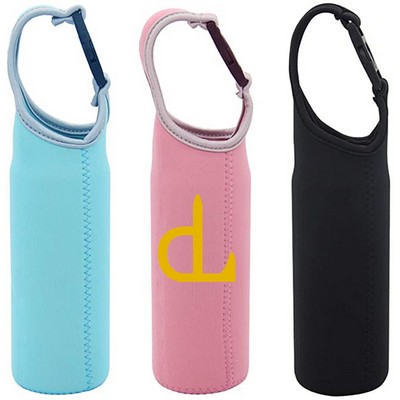 Neoprene Water Bottle Sleeve Portable Bottle Cooler Cover Holder Strap for Outdoor
