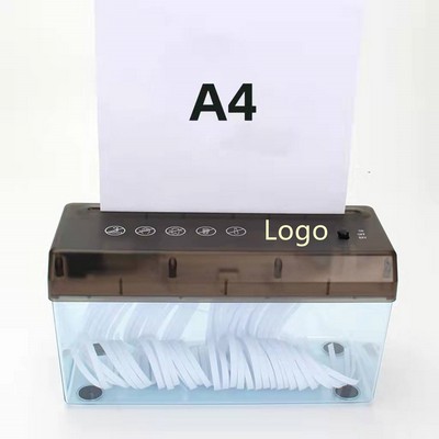 Mini USB Electric Paper Shredder Desktop Small A4 Paper Shredder Cutter