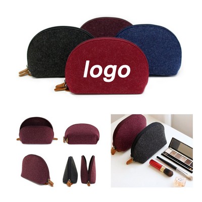 Felt Round Flat Bag