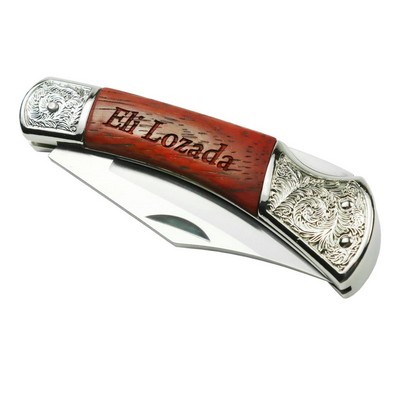 Rosewood Pocket Knife