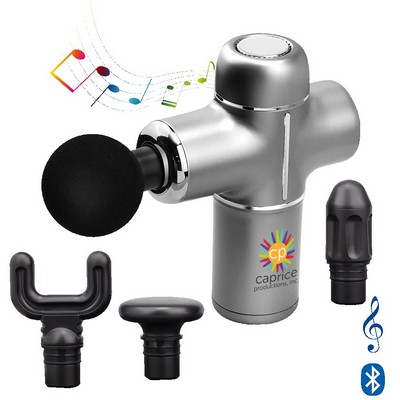 Brawley Massage Gun and Bluetooth Speaker