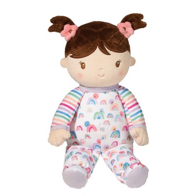 Isabelle Rainbow Stripe Doll Stuffed Animal