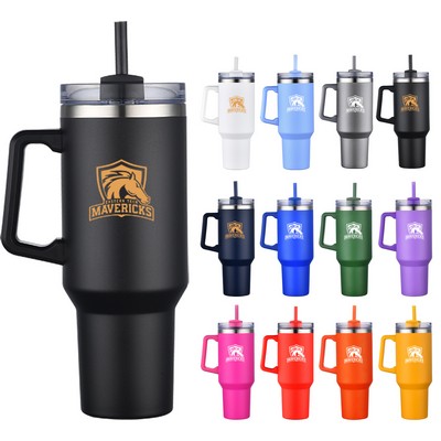 40 Oz. Stainless Steel Double Wall Travel Mug